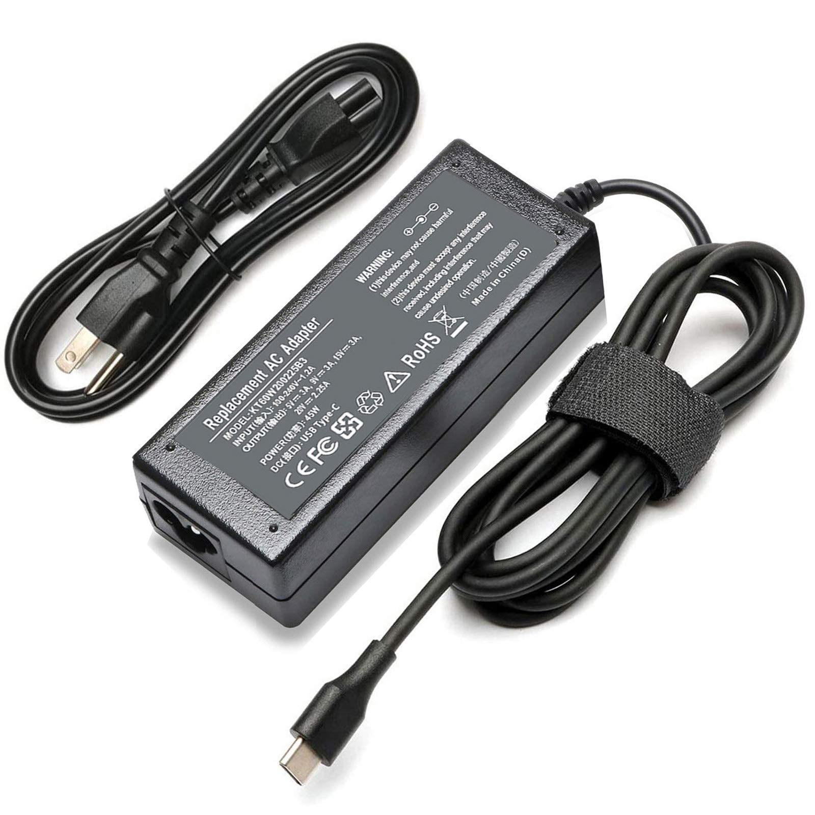 Foto 2 pulgar | Cargador Emanjor Usb C De 45 W Para Hp Chromebook X360 14 14 A G5 11 A - Venta Internacional.