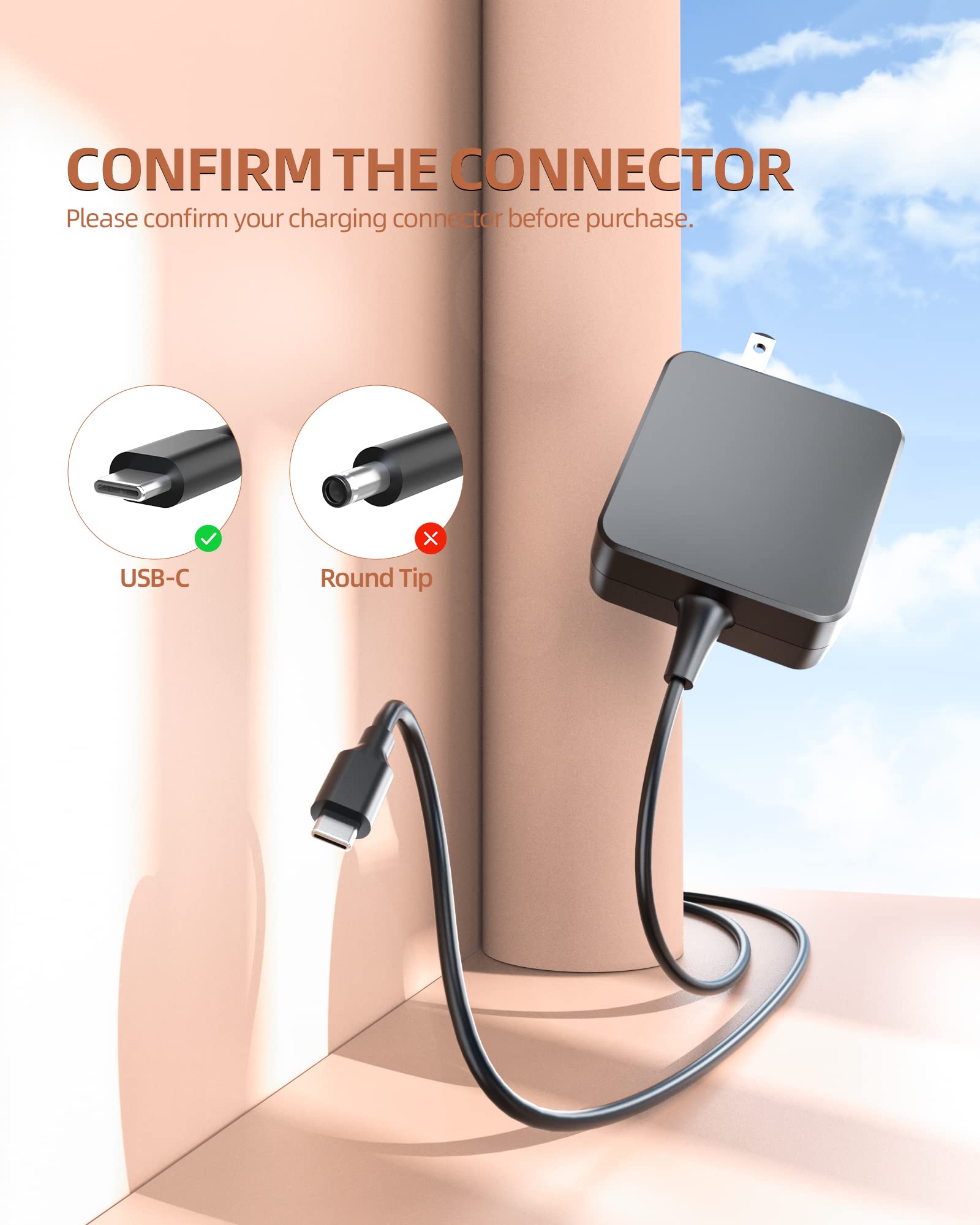 Foto 4 pulgar | Cargador Nicpower Usb C De 45 W Para Asus Chromebook Con Certificación Ul - Venta Internacional.