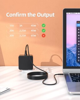 Foto 4 | Cargador Nicpower Usb C De 45 W Para Asus Chromebook Con Certificación Ul - Venta Internacional.