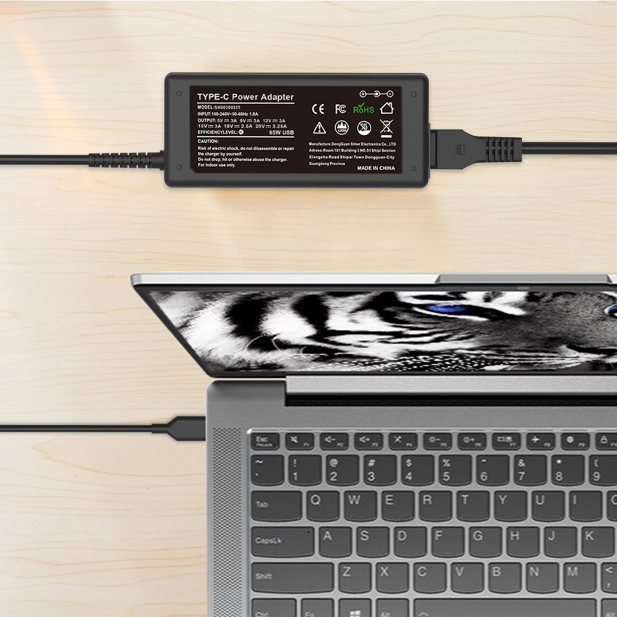 Foto 5 pulgar | Cargador Yeotsmut Usb-c De 45 W Para Hp Spectre Chromebook X2 - Venta Internacional.
