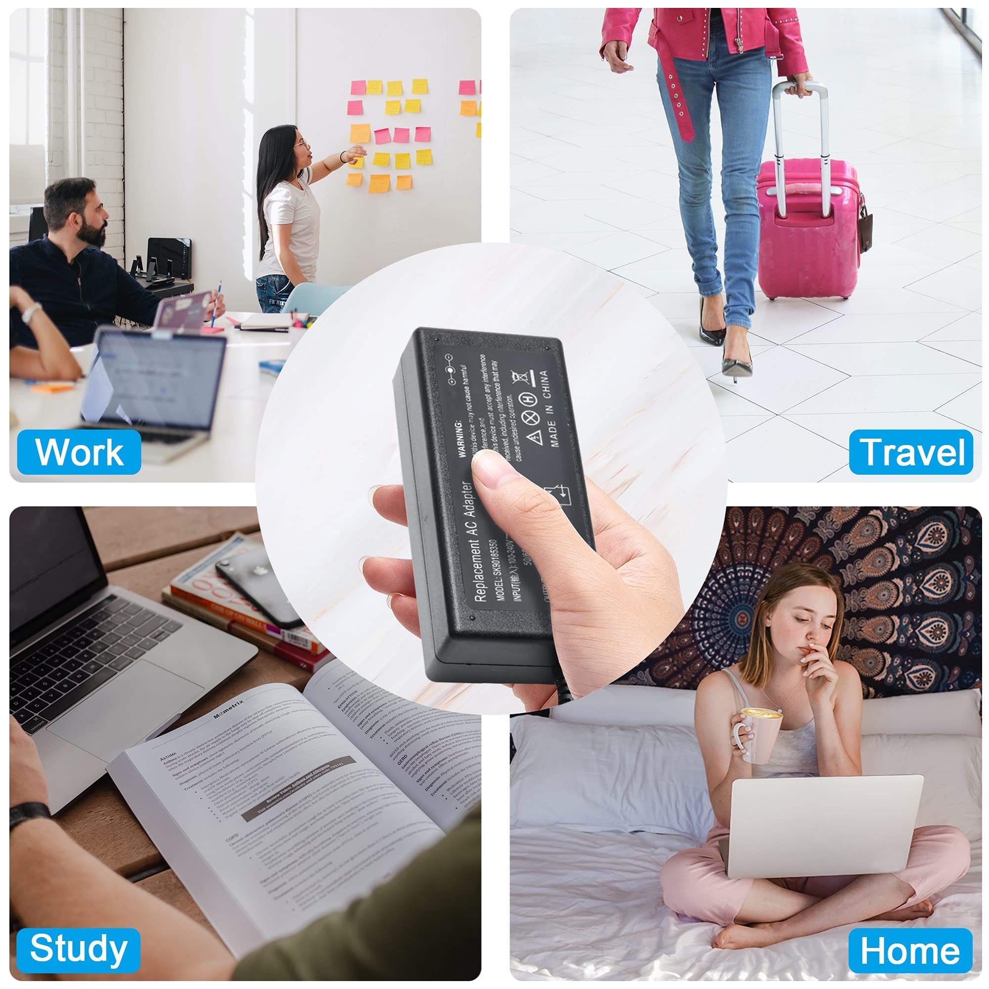 Foto 6 pulgar | Cargador Yeotsmut Usb-c De 45 W Para Hp Spectre Chromebook X2 - Venta Internacional.