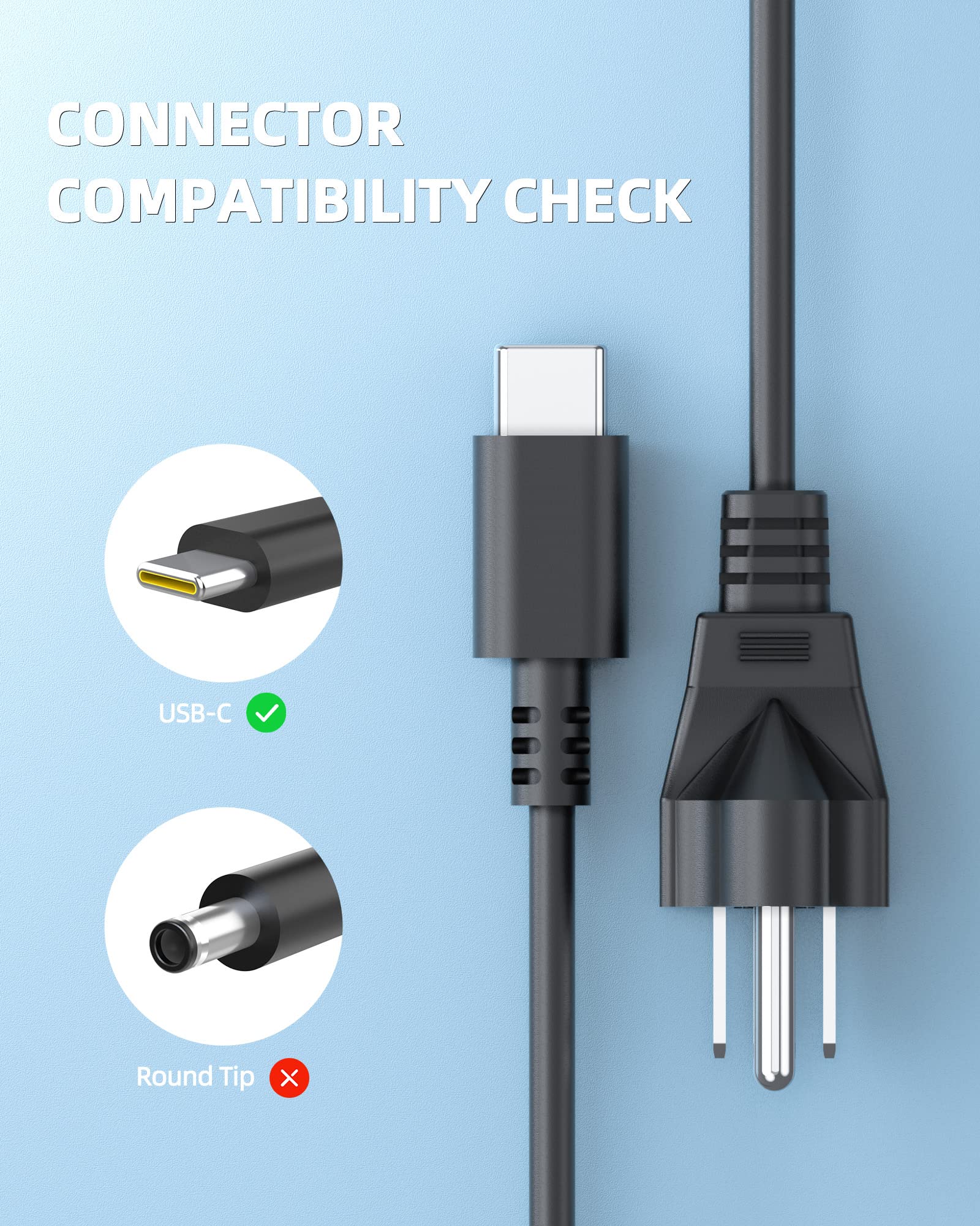 Foto 4 pulgar | Cargador Dexpt Usb C De 65 W Para Portátil Lg Gram 14-17 Con Certificación Ul - Venta Internacional.