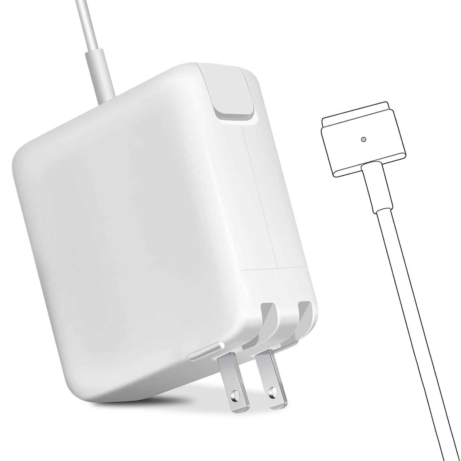 Foto 2 pulgar | Cargador Sweeada Con Punta Magnética En T De 45 W Para Macbook Air 11/13 Pulgadas - Venta Internacional.