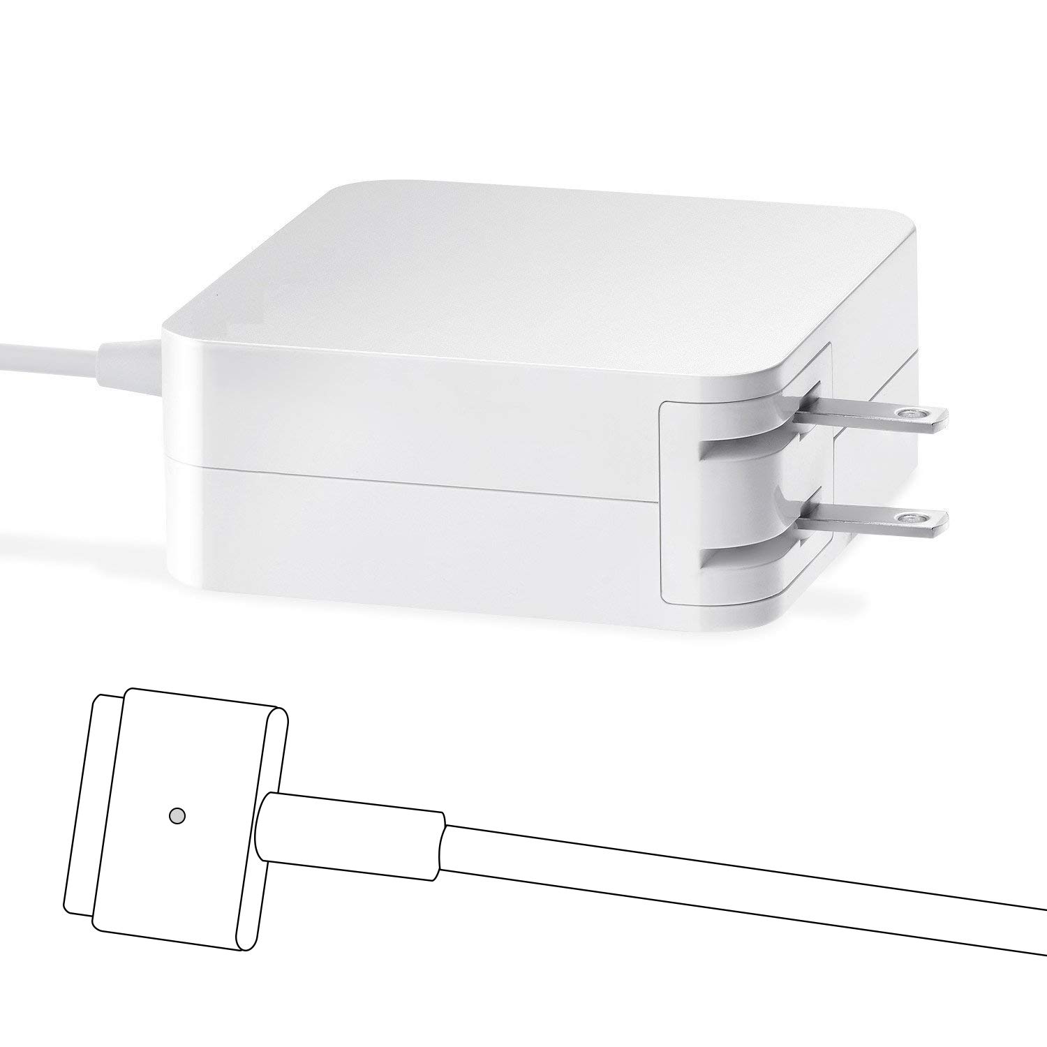 Foto 3 pulgar | Cargador Sweeada Con Punta Magnética En T De 45 W Para Macbook Air 11/13 Pulgadas - Venta Internacional.