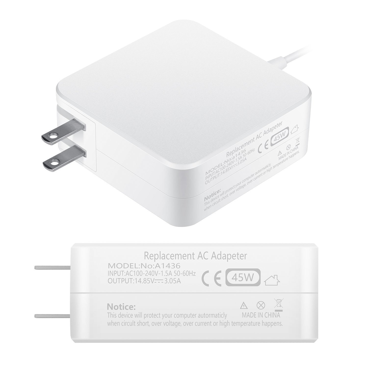 Foto 6 | Cargador Sweeada Con Punta Magnética En T De 45 W Para Macbook Air 11/13 Pulgadas - Venta Internacional.