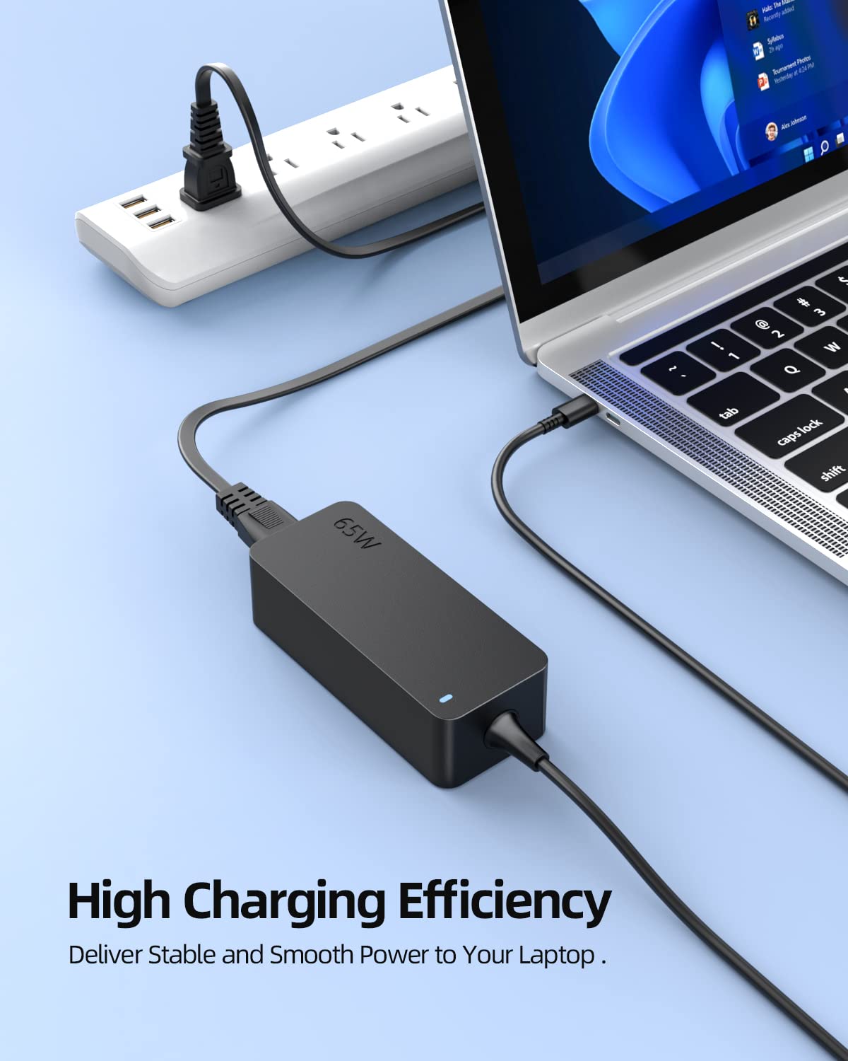 Foto 8 pulgar | Cargador Portátil De Repuesto Para Lenovo Yoga 7i, 9i 65w Usb-c - Venta Internacional.