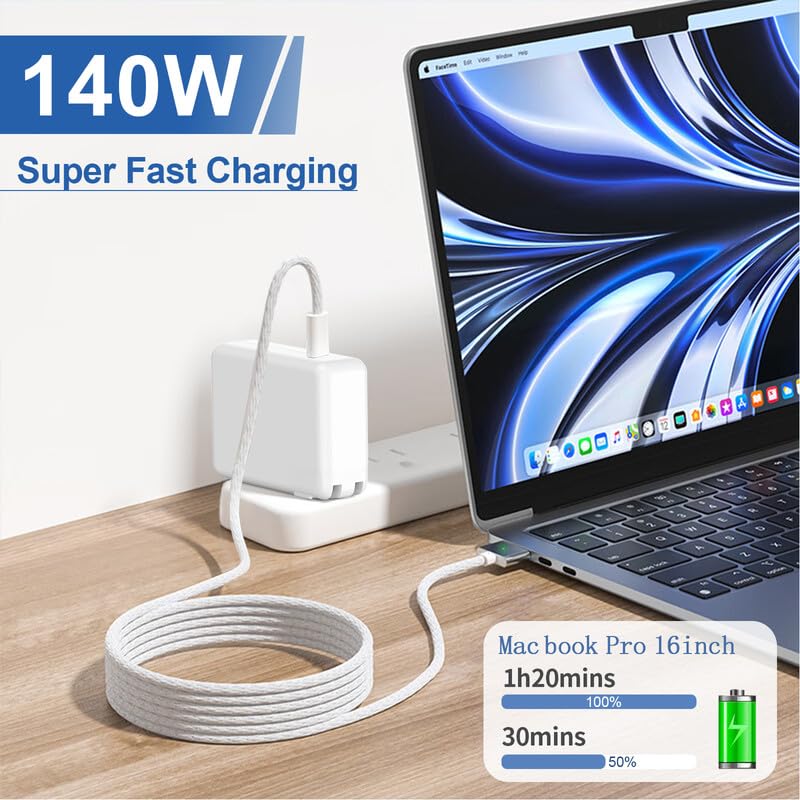 Foto 3 pulgar | Adaptador De Corriente Dodaug 140w Usb-c Para Mac Book Pro/air 14/16'' - Venta Internacional.