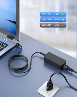 Foto 4 | Cargador Nicpower Usb C Fast De 45 W Para Hp Chromebook - Venta Internacional.