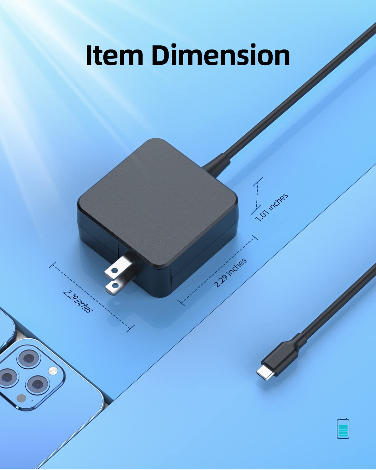 Foto 4 pulgar | Cargador Para Asus Chromebook Usb C De 45 W Superer Ul Safety - Venta Internacional.