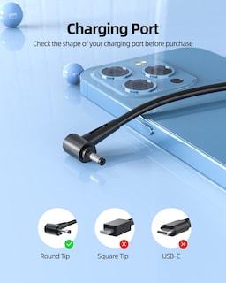 Foto 3 | Adaptador De Cargador Homologado Por Ul De 33 W, 19 V, 1,75 A Para Asus Chromebook - Venta Internacional.