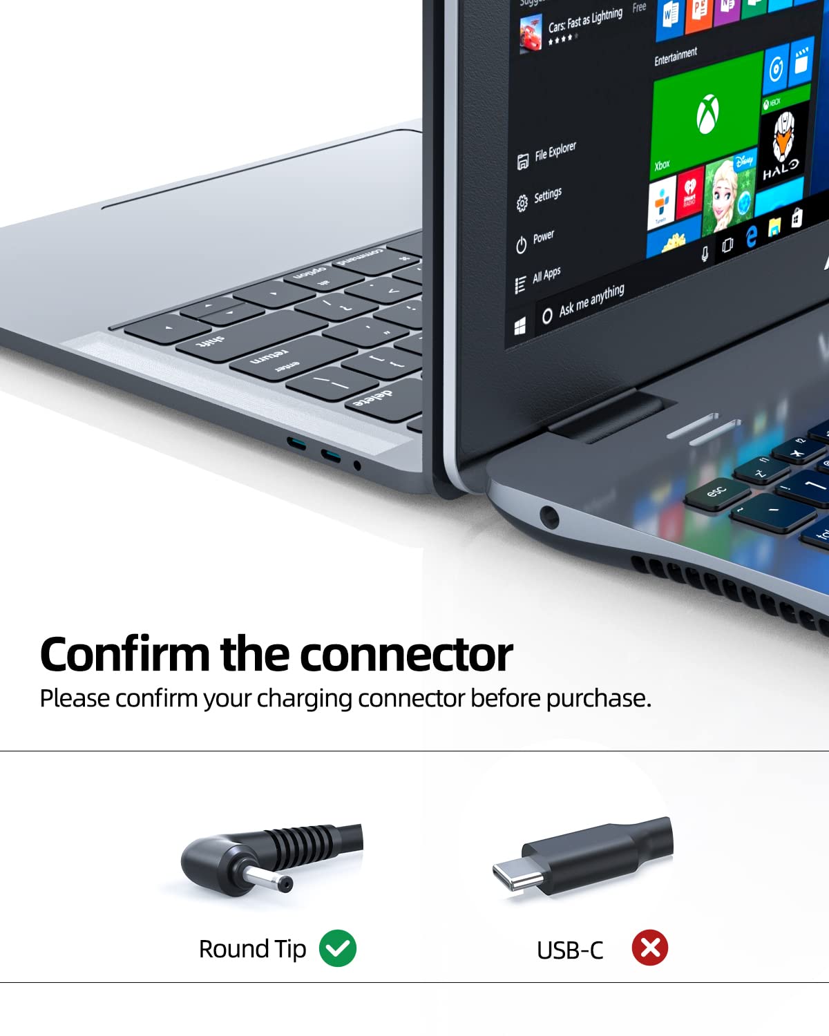 Foto 4 pulgar | Cargador Nicpower 26 W 12 V 2.2 A Para Samsung Chromebook - Venta Internacional.