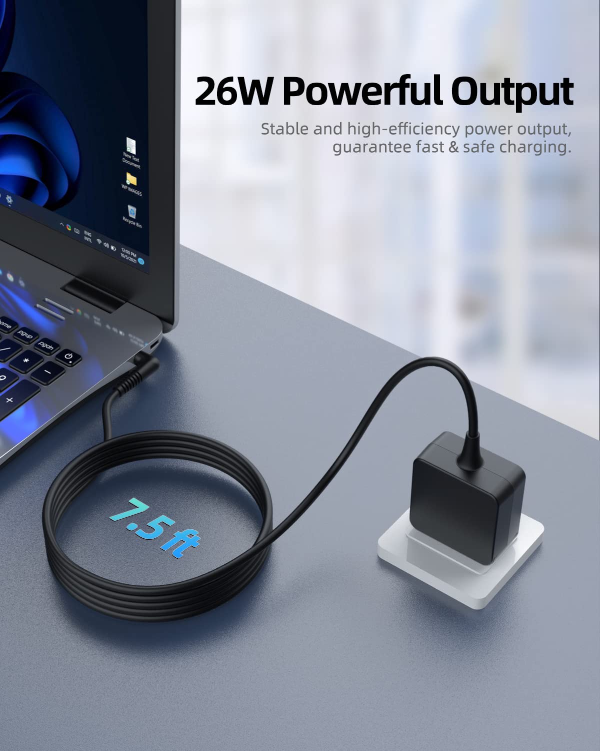 Foto 7 pulgar | Cargador Nicpower 26 W 12 V 2.2 A Para Samsung Chromebook - Venta Internacional.