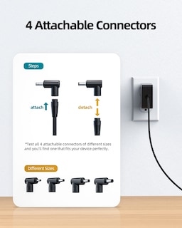 Foto 3 | Cargador Dexpt Para Portátil Asus De 65 W, 45 W, 33 W Con Certificación Ul - Venta Internacional.
