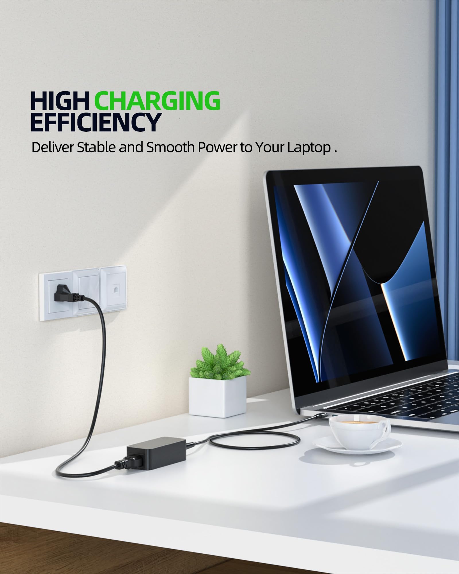 Foto 8 pulgar | Cargador Dexpt De 45 W Con Alimentación Usb C Para Lenovo Chromebook 100e 300e 500e C330 S330 - Venta Internacional.