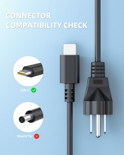 Foto 3 | Cargador Dexpt Usb C De 65 W Y 45 W Para Lenovo Thinkpad X1 Carbon - Venta Internacional.