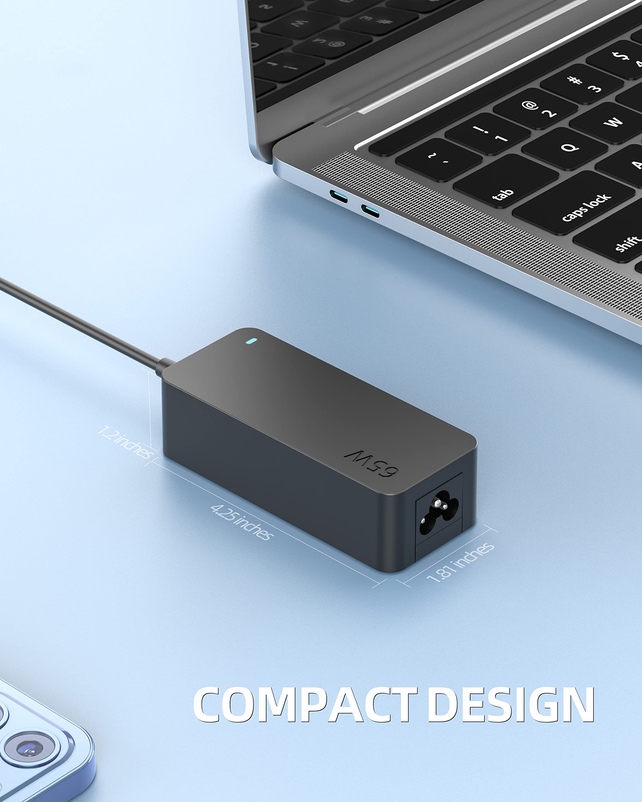 Foto 7 pulgar | Cargador De Portátil Dexpt Para Lenovo Thinkpad Yoga 65w 45w Usb C - Venta Internacional.