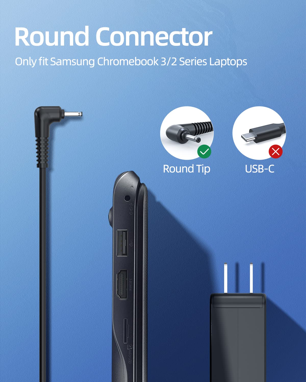Foto 4 pulgar | Cargador Superer para Samsung Chromebook 3-Venta Internacional