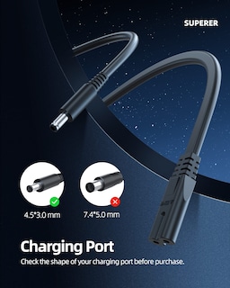 Foto 3 | Cargador Portátil De 65 W, 19,5 V Y 3,34 A, Apto Para Dell Latitude 3520 - Venta Internacional.