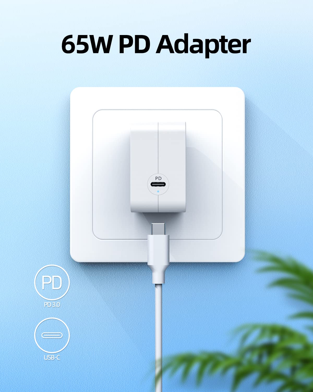 Foto 7 pulgar | Cargador Dexpt Para Portátil Samsung Galaxy Book, Cable De 65 W Y 7,5 Pies - Venta Internacional.