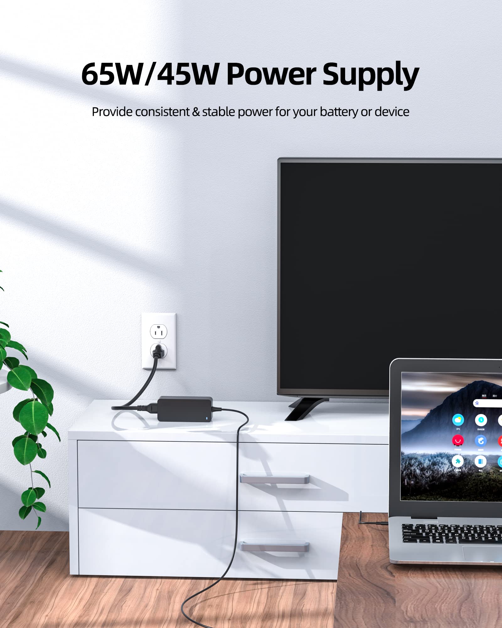 Foto 8 pulgar | Cargador Superer Usb C De 65 W Para Portátil Lg Gram - Venta Internacional.