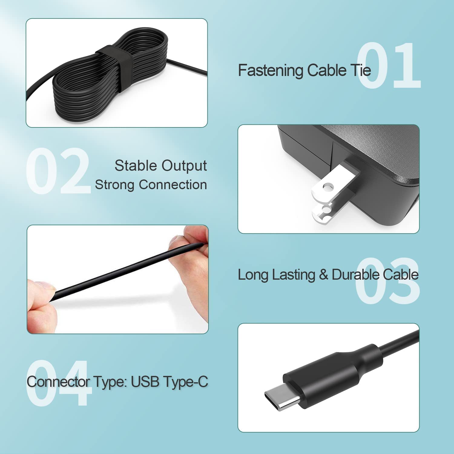 Foto 4 pulgar | Cargador Superer Usb C De 45 W Para Samsung Chromebook 4- Venta Internacional