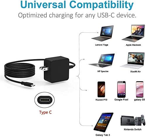 Foto 7 pulgar | Cargador Dexpt Usb C De 45 W Para Samsung Chromebook 4 - Venta Internacional.