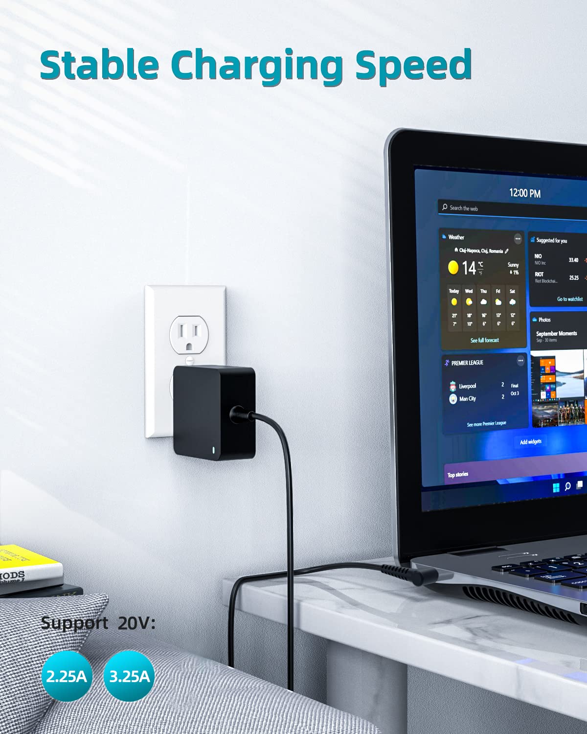 Foto 7 | Cargador Dexpt Para Portátil Lenovo Ideapad Flex 5 4 6 65 W - Venta Internacional.