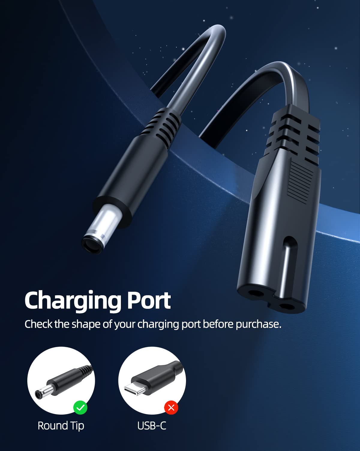 Foto 4 | Cargador Superer De 45 W Ac, 19,5 V Y 2,31 A Para Portátil - Venta Internacional.
