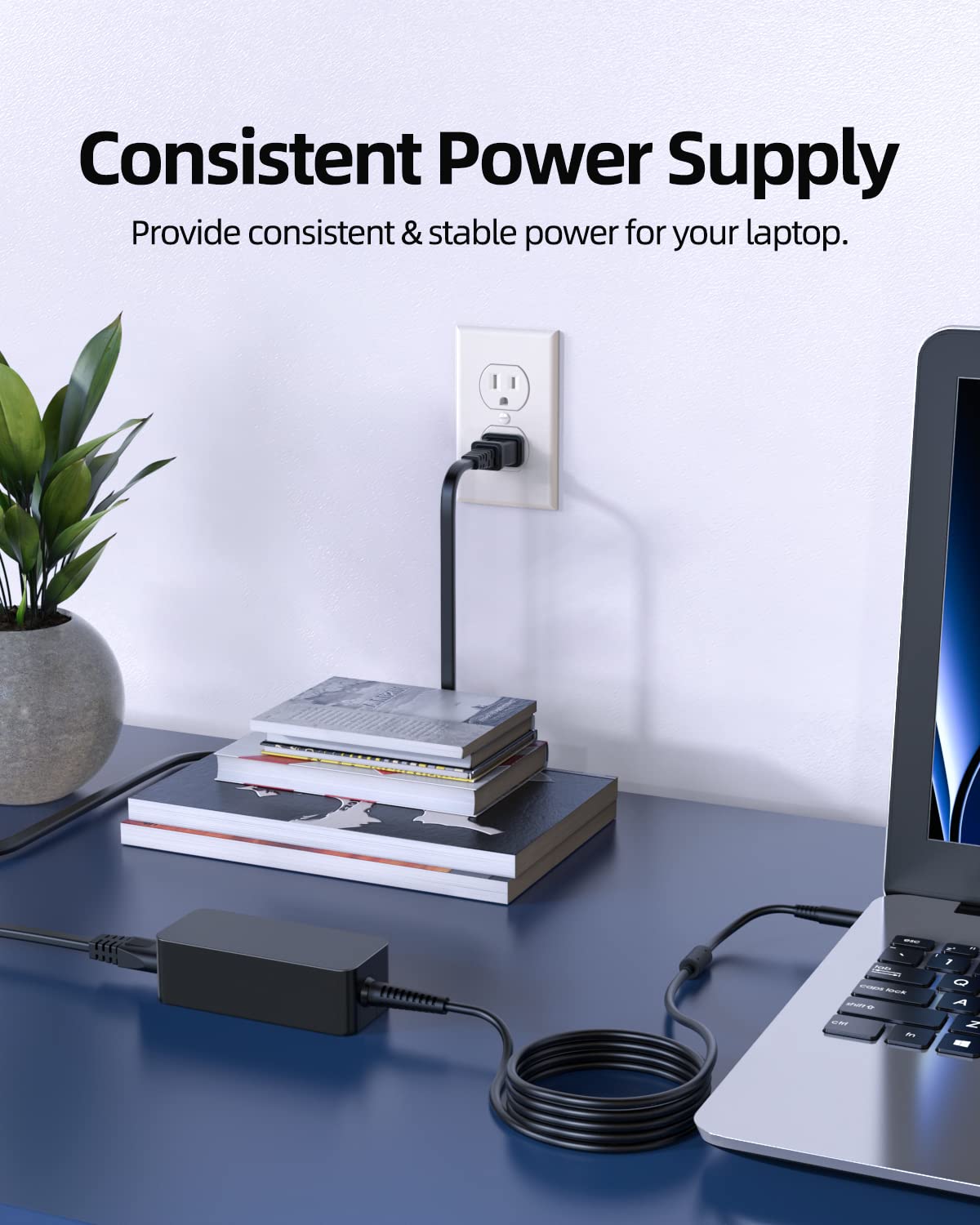 Foto 7 | Cargador Superer De 45 W Ac, 19,5 V Y 2,31 A Para Portátil - Venta Internacional.