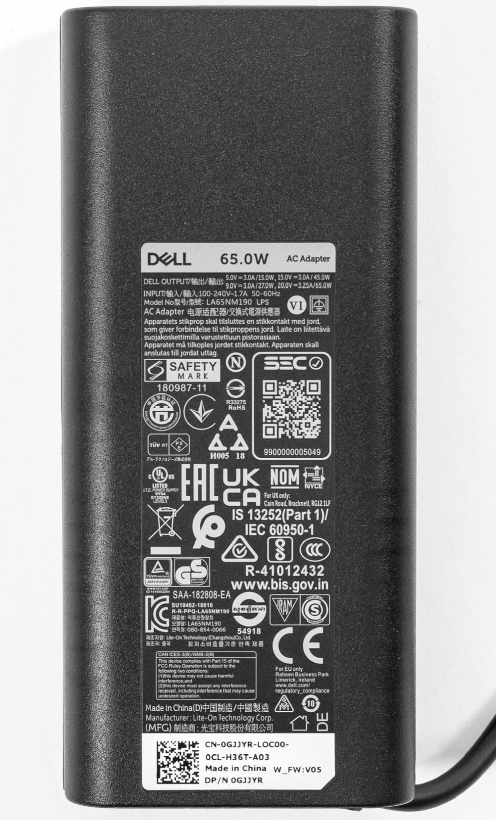 Foto 4 pulgar | Cargador Portátil Dell Usb-c De 65 W Para Xps Y Latitude 5000 - Venta Internacional.