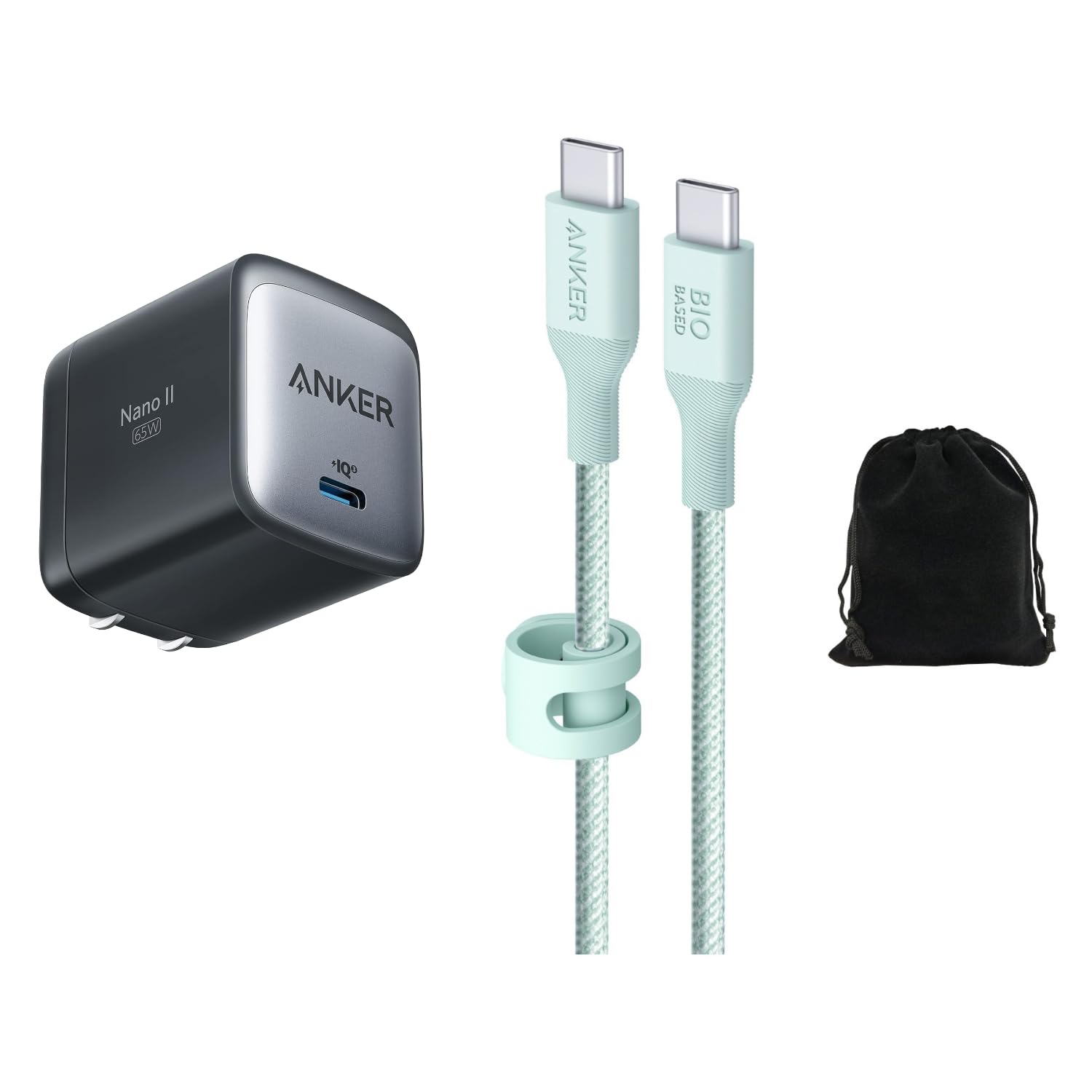 Foto 3 pulgar | Cargador Anker Nano Ii Usb-c Gan De 65 W Con Cable De Bionilón De 3 M - Venta Internacional.