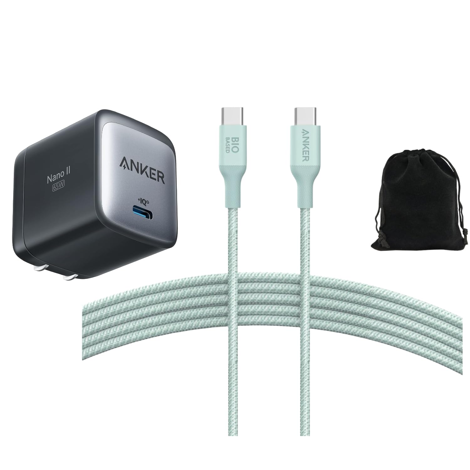 Foto 4 pulgar | Cargador Anker Nano Ii Usb-c Gan De 65 W Con Cable De Bionilón De 3 M - Venta Internacional.