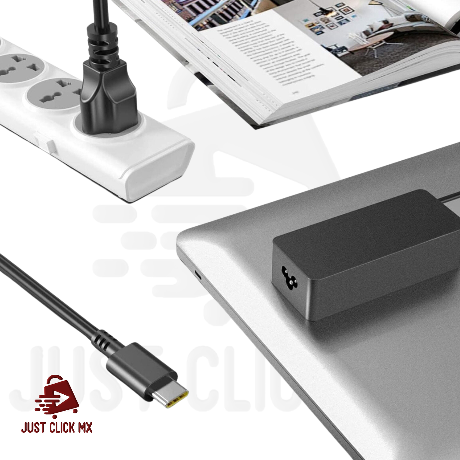 Foto 3 | Cargador Para Laptop Tipo C 65w Universal Mac Hp Lenovo-justclick Mx
