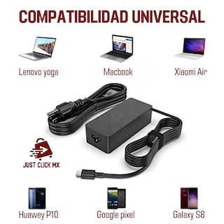 Foto 6 | Cargador Para Laptop Tipo C 65w Universal Mac Hp Lenovo-justclick Mx