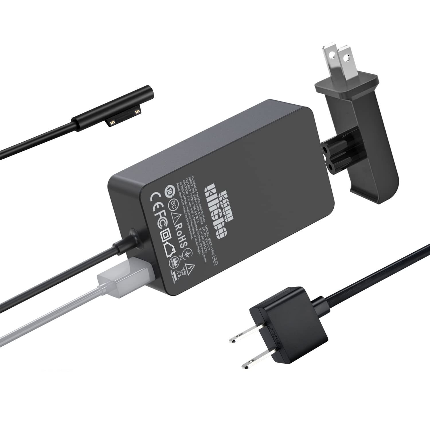 Cargador Ksw Kingdo De 44 W, 15 V Y 2,58 A Para Surface Pro 3-9 X Y Book - Venta Internacional.