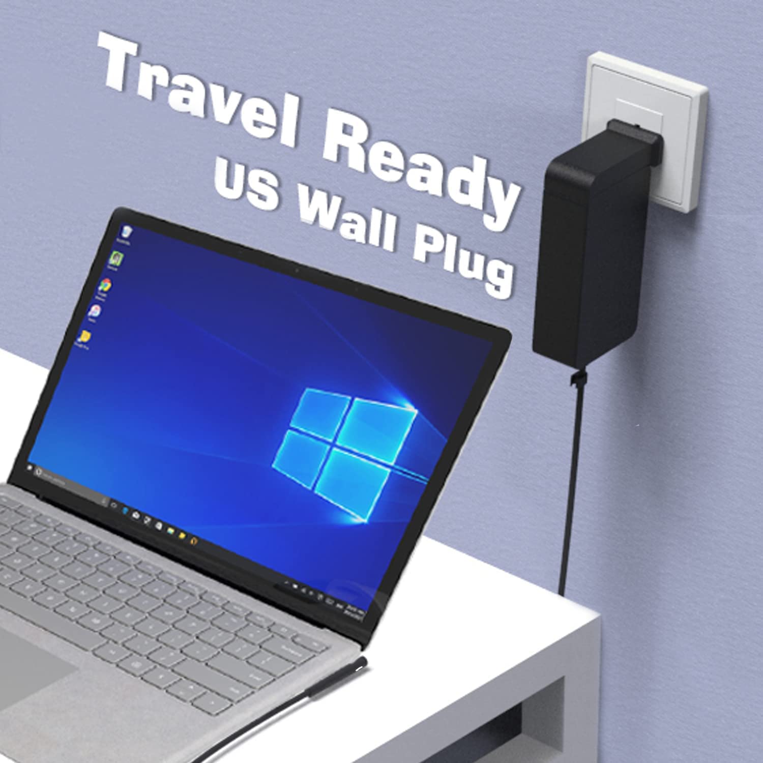 Foto 8 pulgar | Cargador Ksw Kingdo De 44 W, 15 V Y 2,58 A Para Surface Pro 3-9 X Y Book - Venta Internacional.