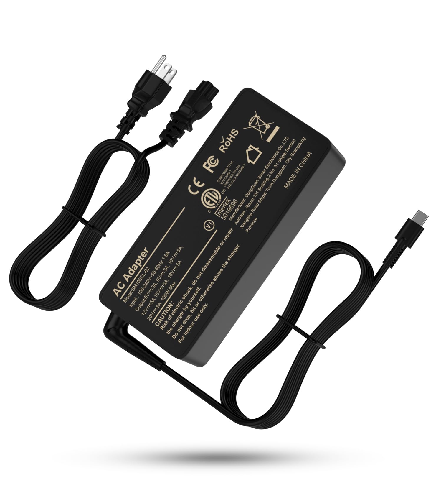 Foto 2 pulgar | Cargador Usb-c Para Portátil Yenyoh 100w De Carga Rápida Lenovo Hp Asus - Venta Internacional.
