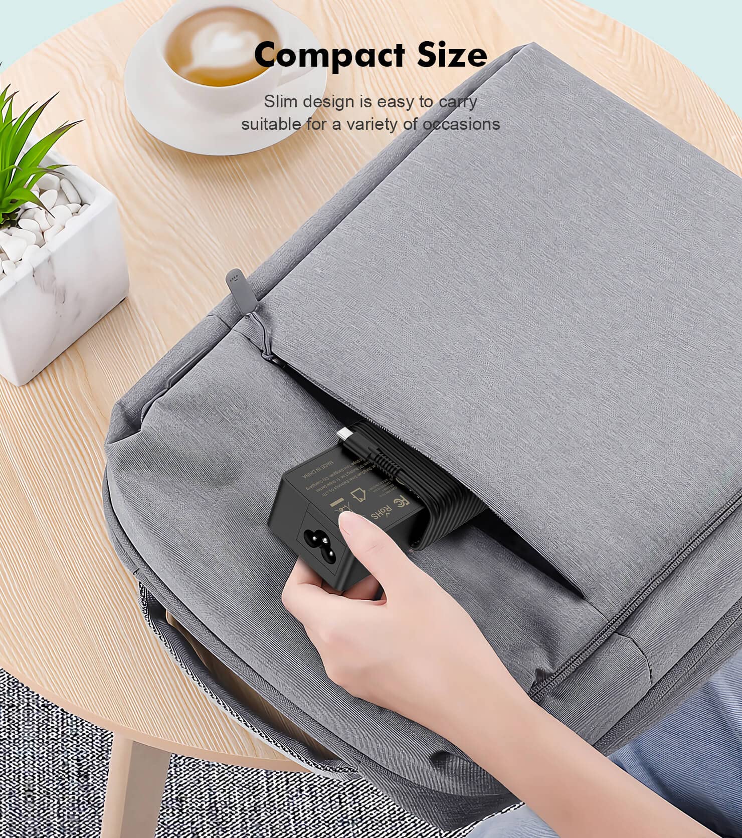 Foto 8 pulgar | Cargador Usb-c Para Portátil Yenyoh 100w De Carga Rápida Lenovo Hp Asus - Venta Internacional.