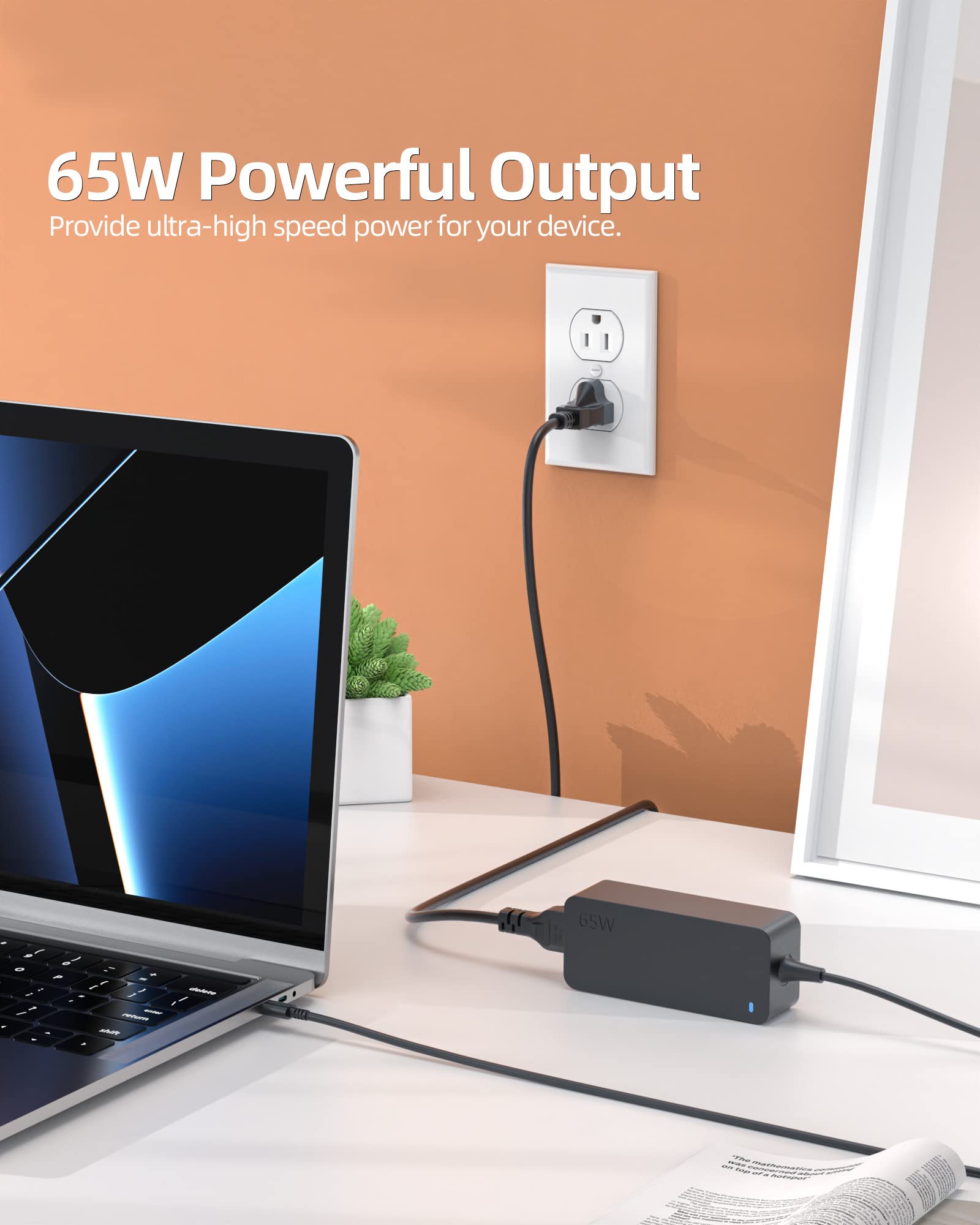 Foto 8 pulgar | Cargador Nicpower Usb C De 65 W Para Portátil Lg Gram Con 65 W - Venta Internacional.