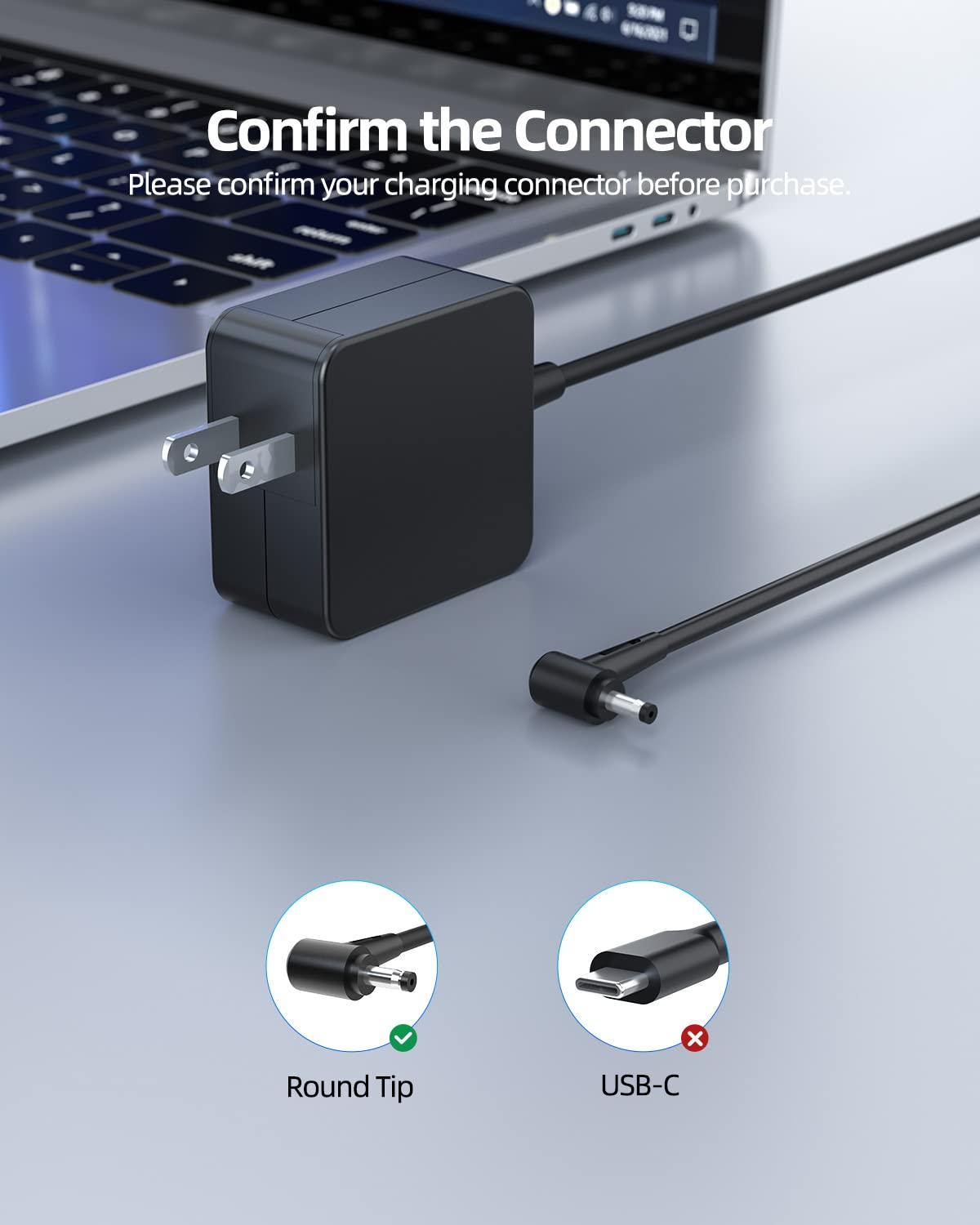 Foto 4 pulgar | Cargador Portátil De 45 W Para Asus Vivobook F415 F415e E410ma E510ma - Venta Internacional.