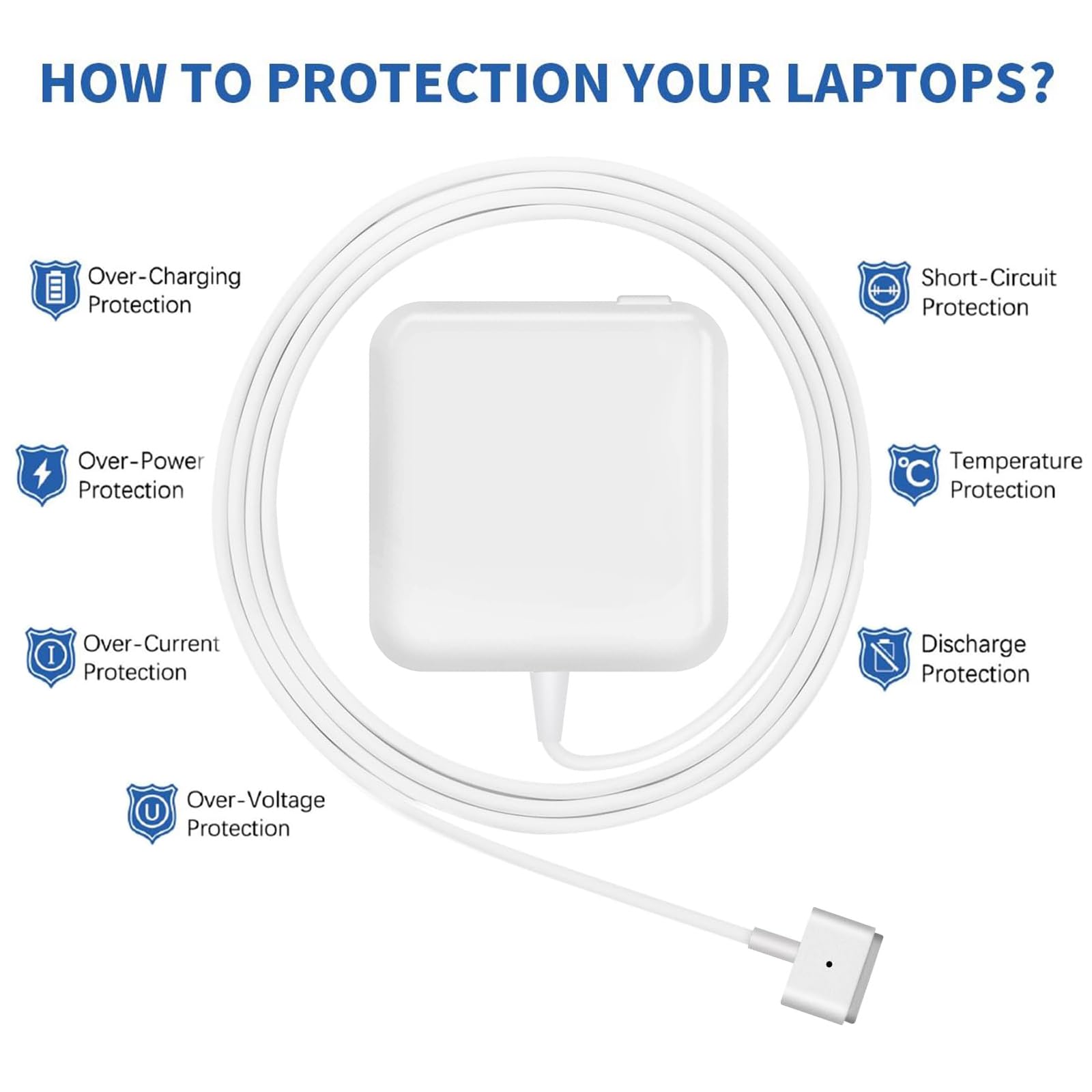 Foto 3 | Cargador De Repuesto Dodaug De 45 W De Potencia Para Mac Book Air 11/13 Pulgadas - Venta Internacional.