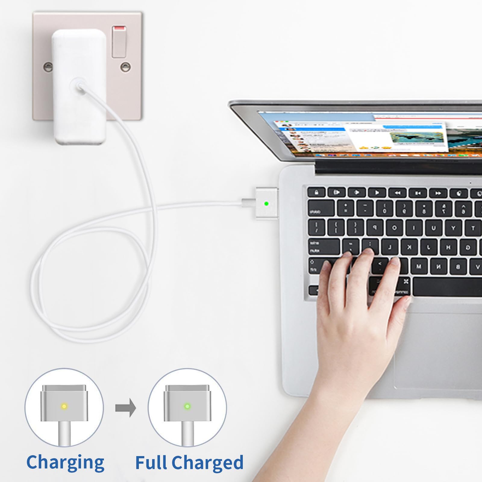 Foto 4 | Cargador De Repuesto Dodaug De 45 W De Potencia Para Mac Book Air 11/13 Pulgadas - Venta Internacional.