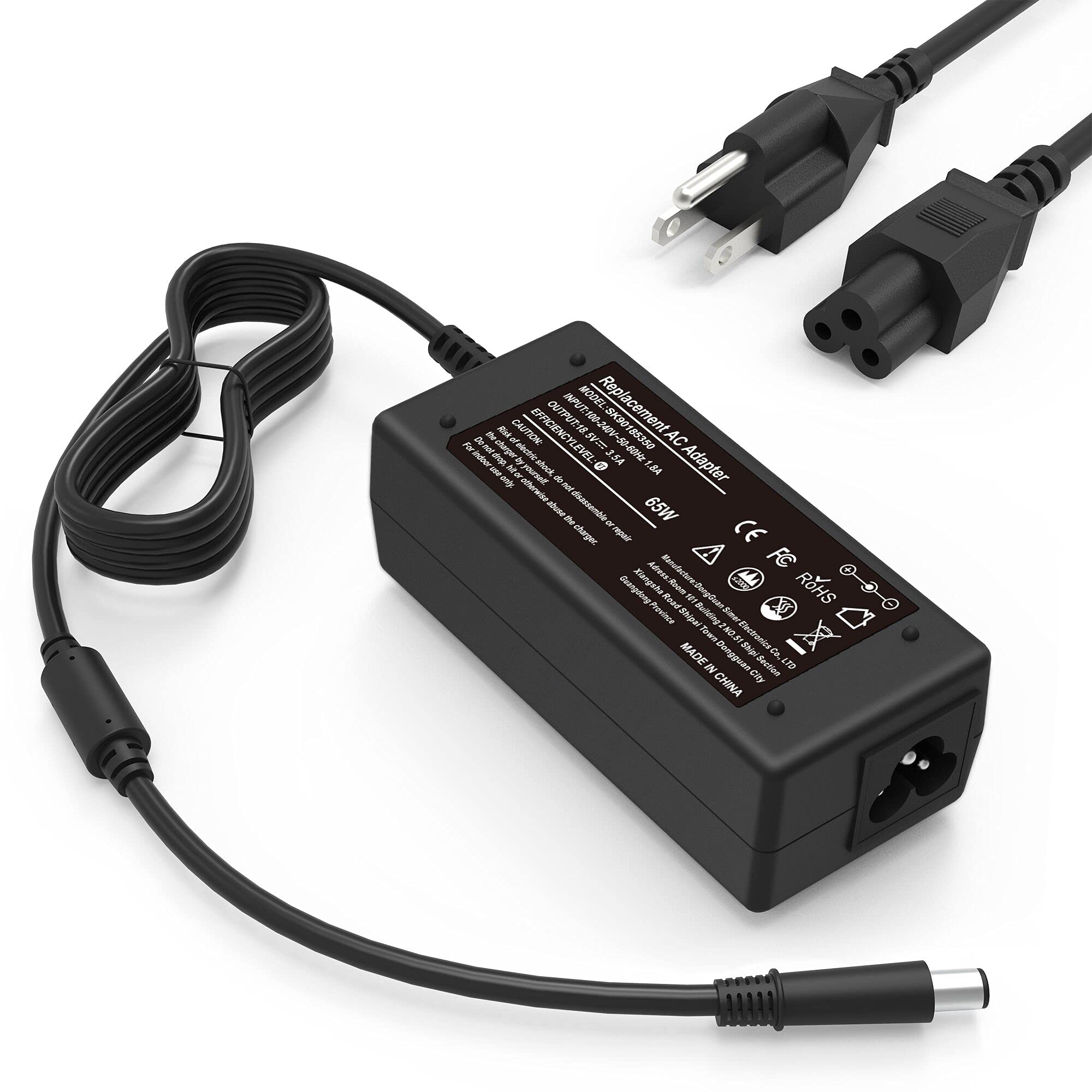 Foto 2 pulgar | Cargador Portátil Con Adaptador Ac De 65 W Para Hp Pavilion Dv7 Dv6 Dv5 - Venta Internacional.