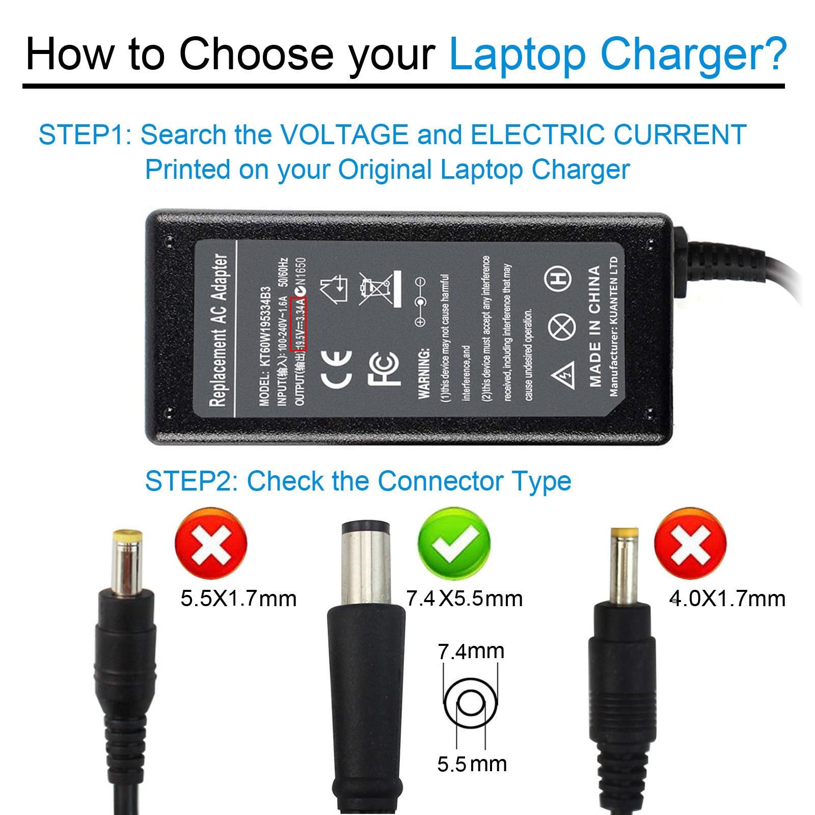 Foto 3 pulgar | Cargador Y Adaptador De Fuente De Alimentación De 65 W Para Dell Chromebook 11 - Venta Internacional.