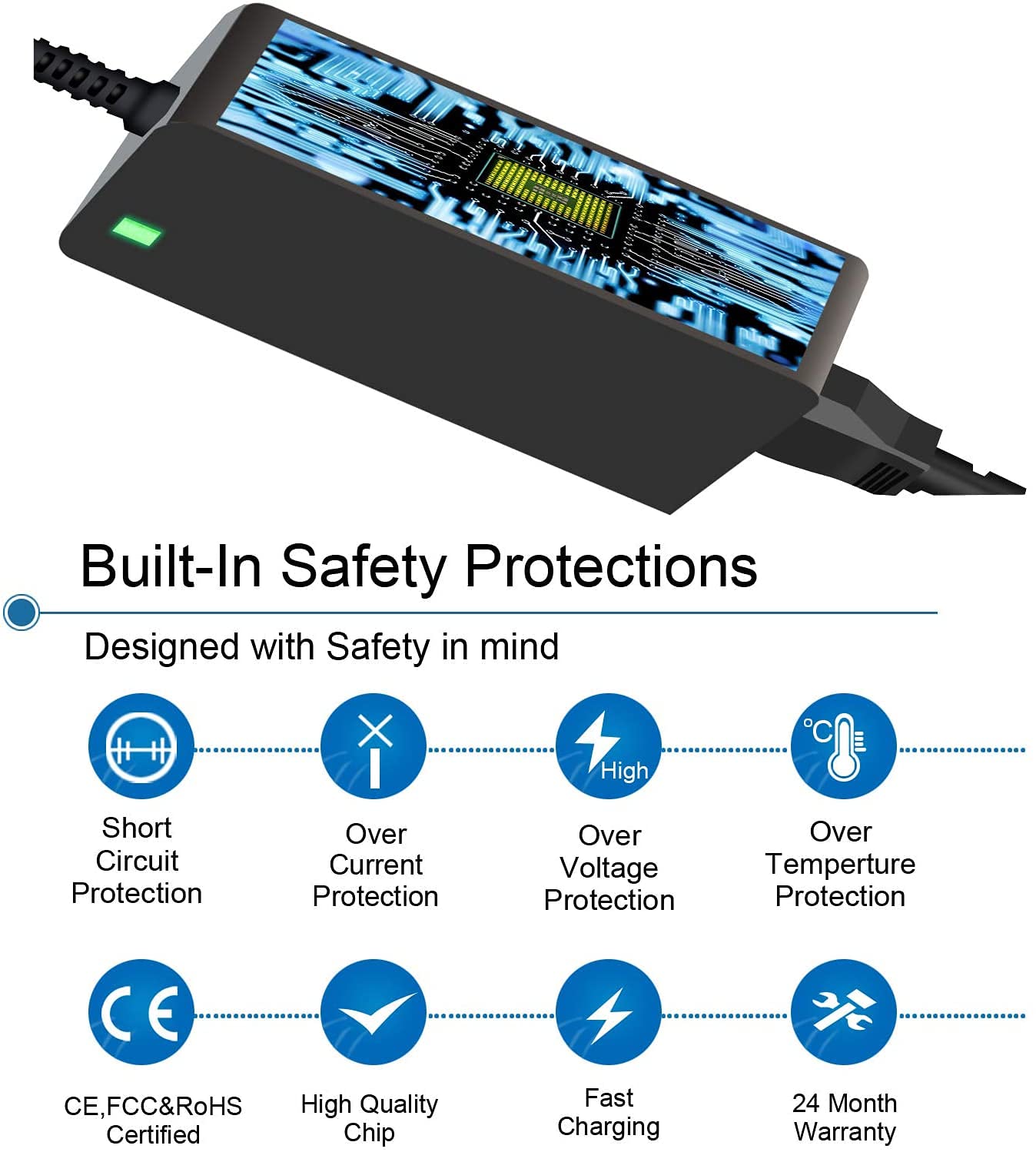 Foto 7 pulgar | Cargador Y Adaptador De Fuente De Alimentación De 65 W Para Dell Chromebook 11 - Venta Internacional.