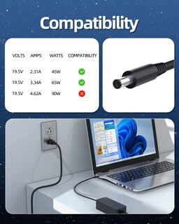 Foto 4 | Cargador Portátil De 65 W, 19,5 V Y 3,34 A, Apto Para Dell Latitude 3520 - Venta Internacional.
