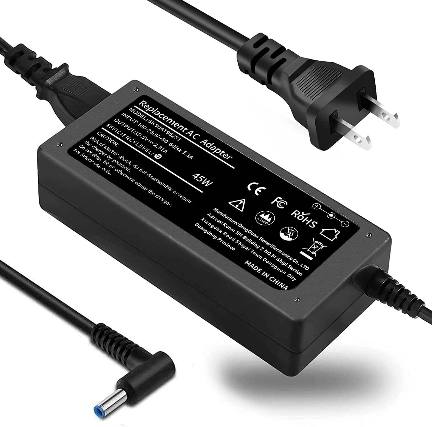 Foto 1 | Cargador Portátil Tskybear De 45 W, 19,5 V Y 2,31 A Para Hp Pavilion X360 - Venta Internacional.