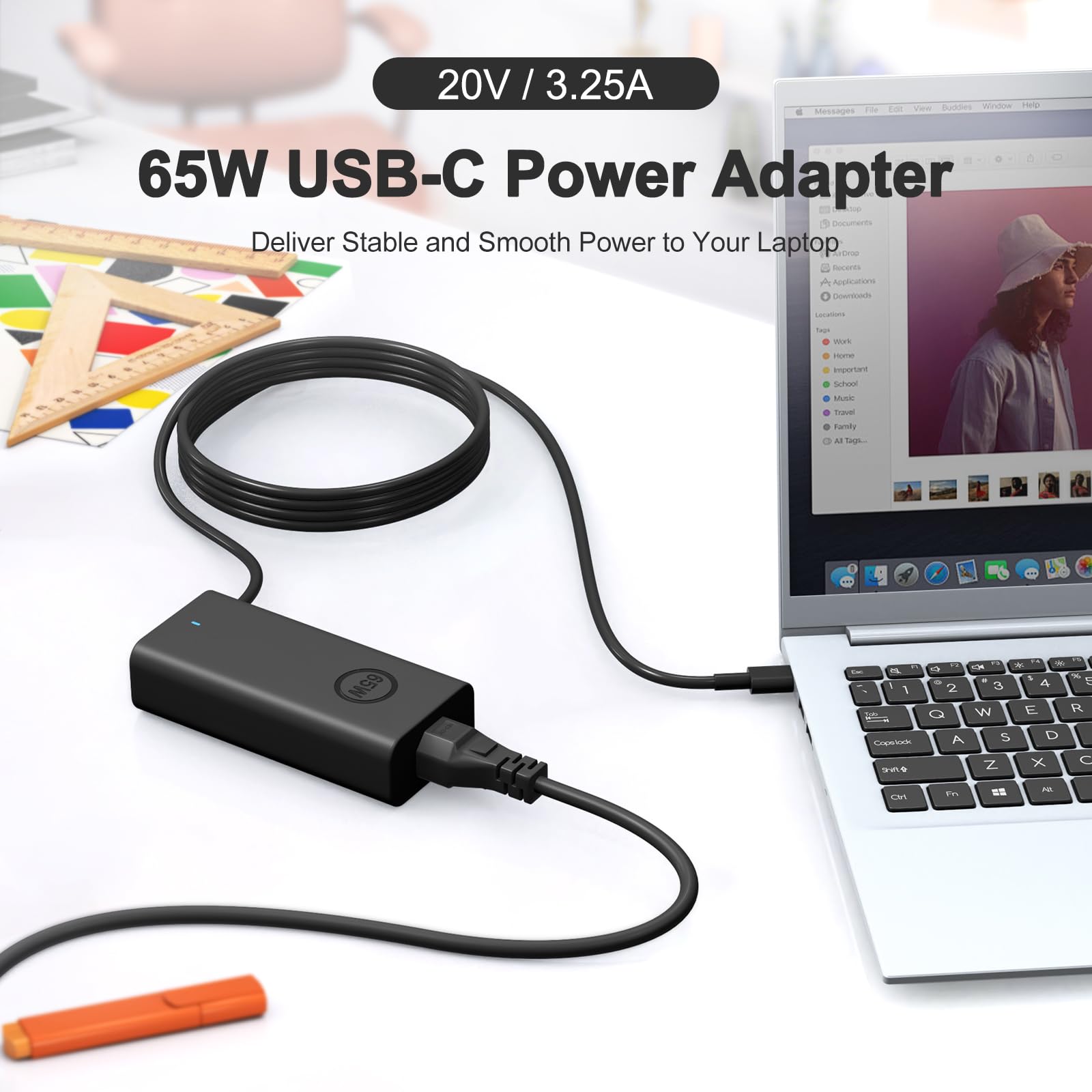 Foto 4 pulgar | Cargador Portátil Dell Usb-c De 65 W Para Latitude 5000-3340 3440 3540 - Venta Internacional.