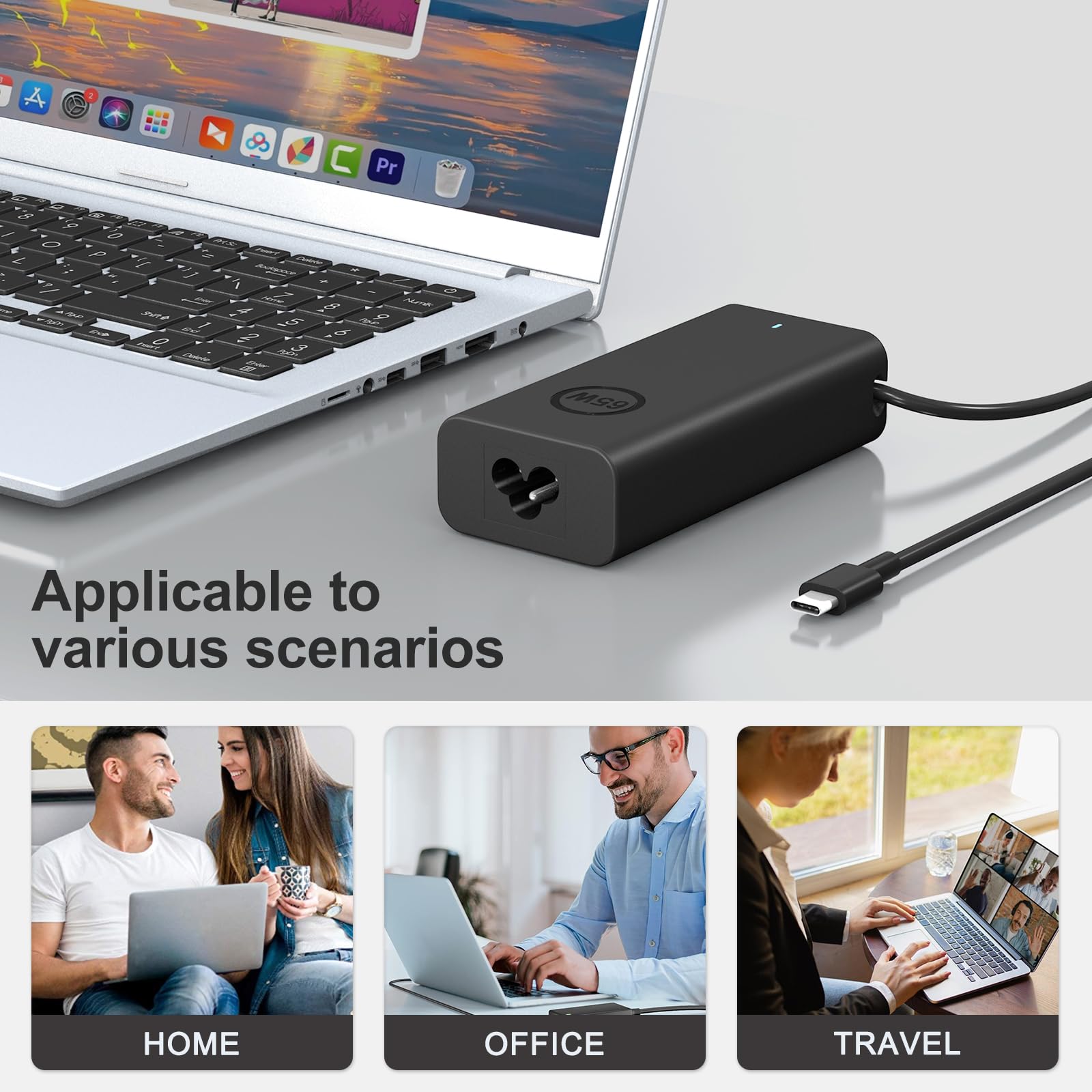Foto 7 pulgar | Cargador Portátil Dell Usb-c De 65 W Para Latitude 5000-3340 3440 3540 - Venta Internacional.
