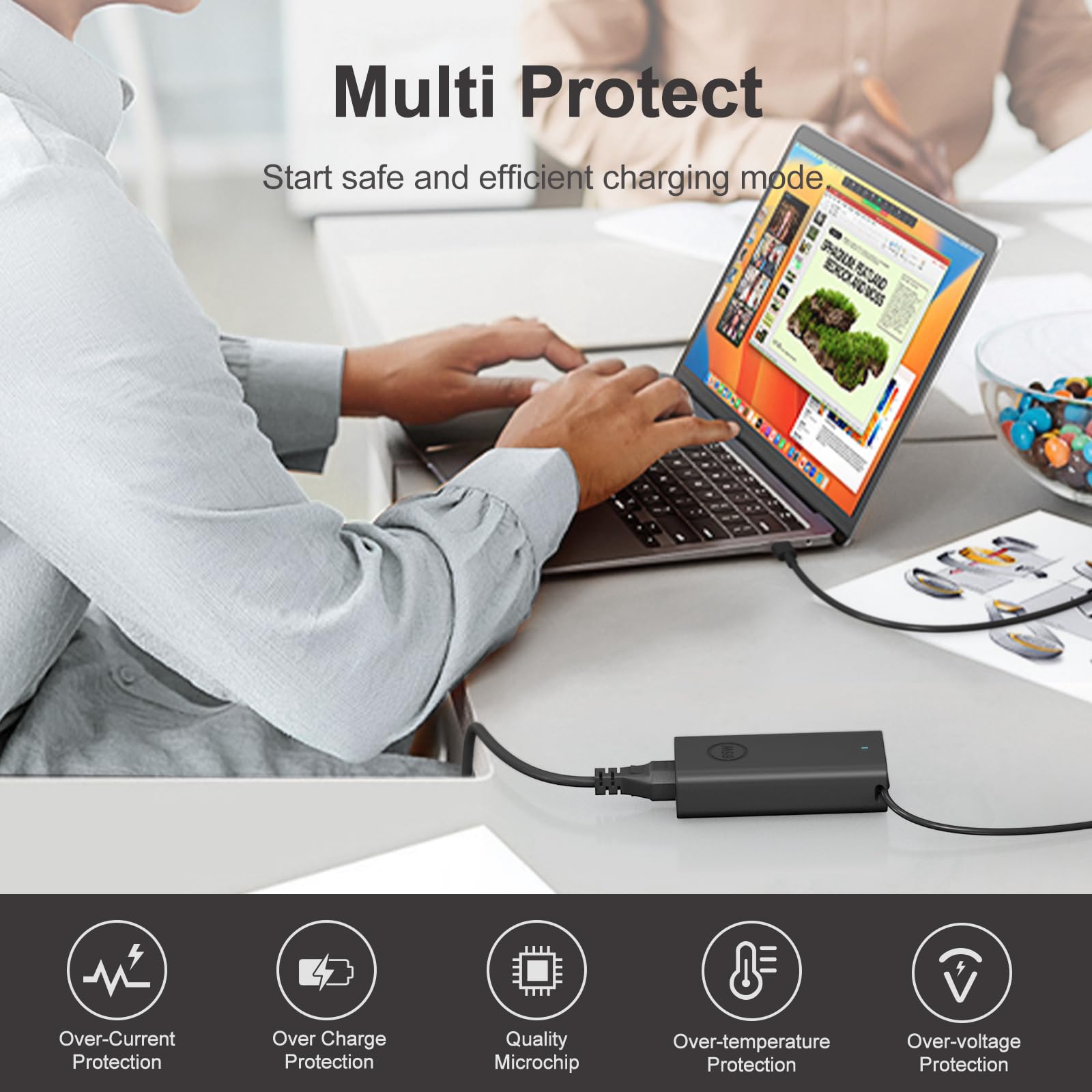 Foto 8 pulgar | Cargador Portátil Dell Usb-c De 65 W Para Latitude 5000-3340 3440 3540 - Venta Internacional.
